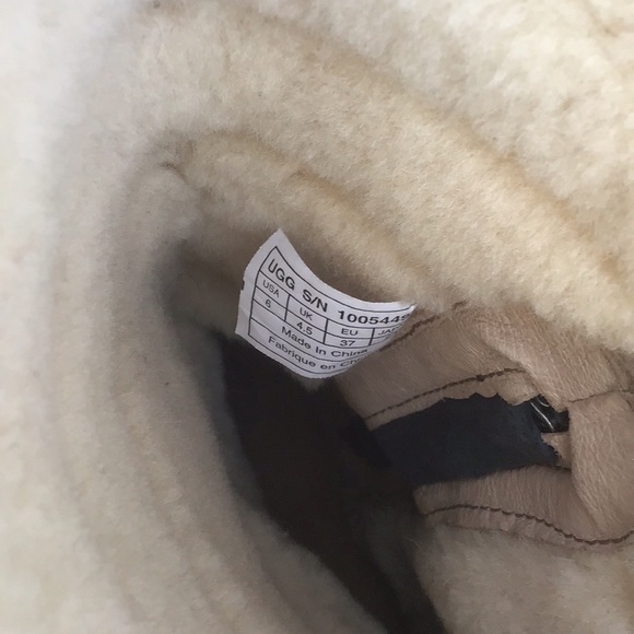 UGG Karyn Silkee Suede Sheepskin Cuff Boots - Picture 10 of 14